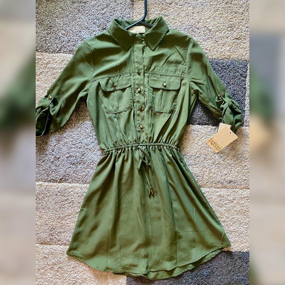 Army Green Dress